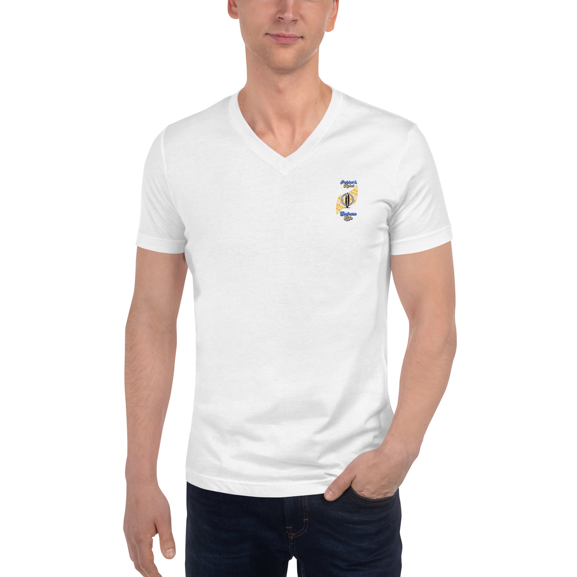 Mahalo V-Neck T-Shirt V-Neck T-shirt Pa'akai & Kukui