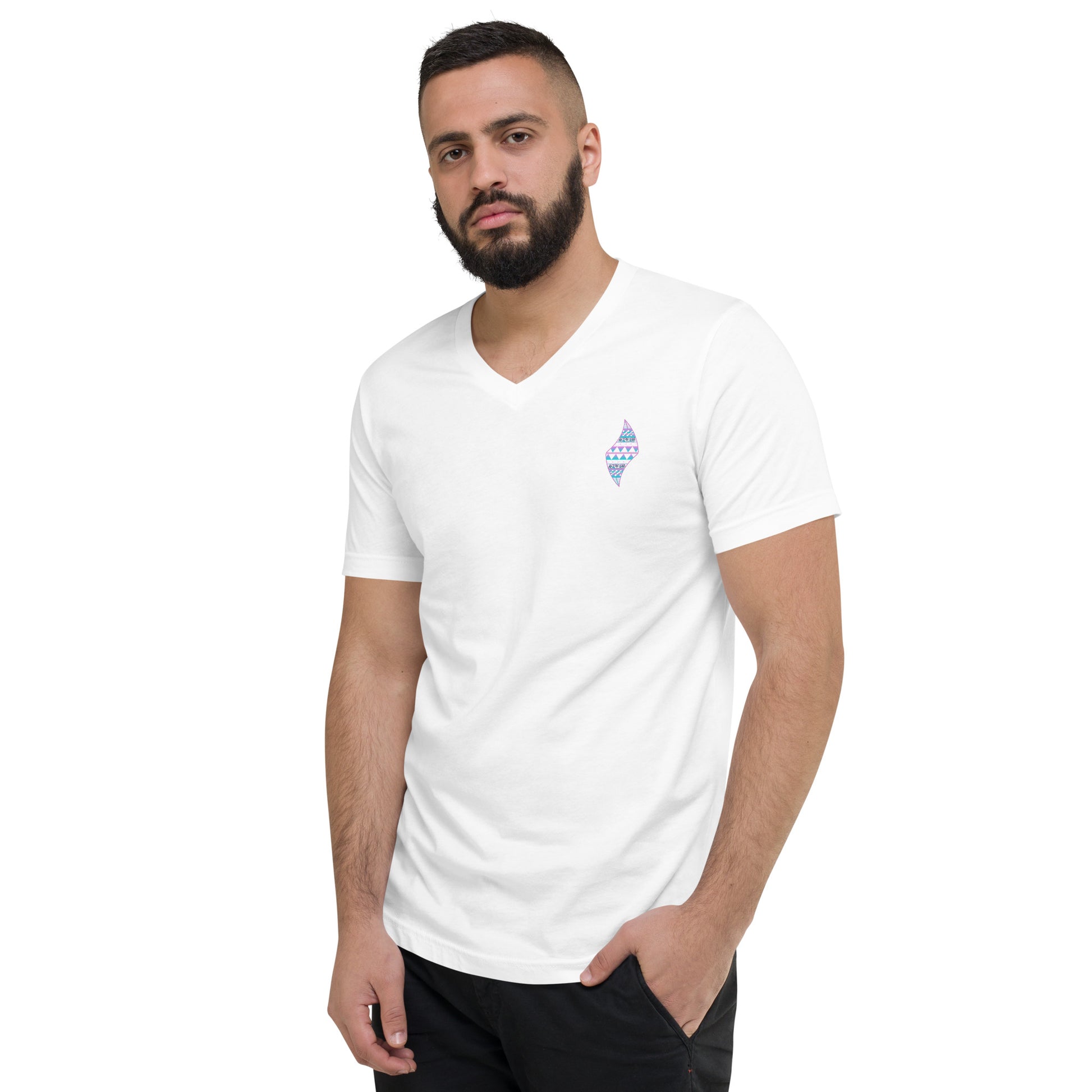 Pa'akai & Kukui Logo V-Neck T-Shirt V-Neck T-shirt Pa'akai & Kukui