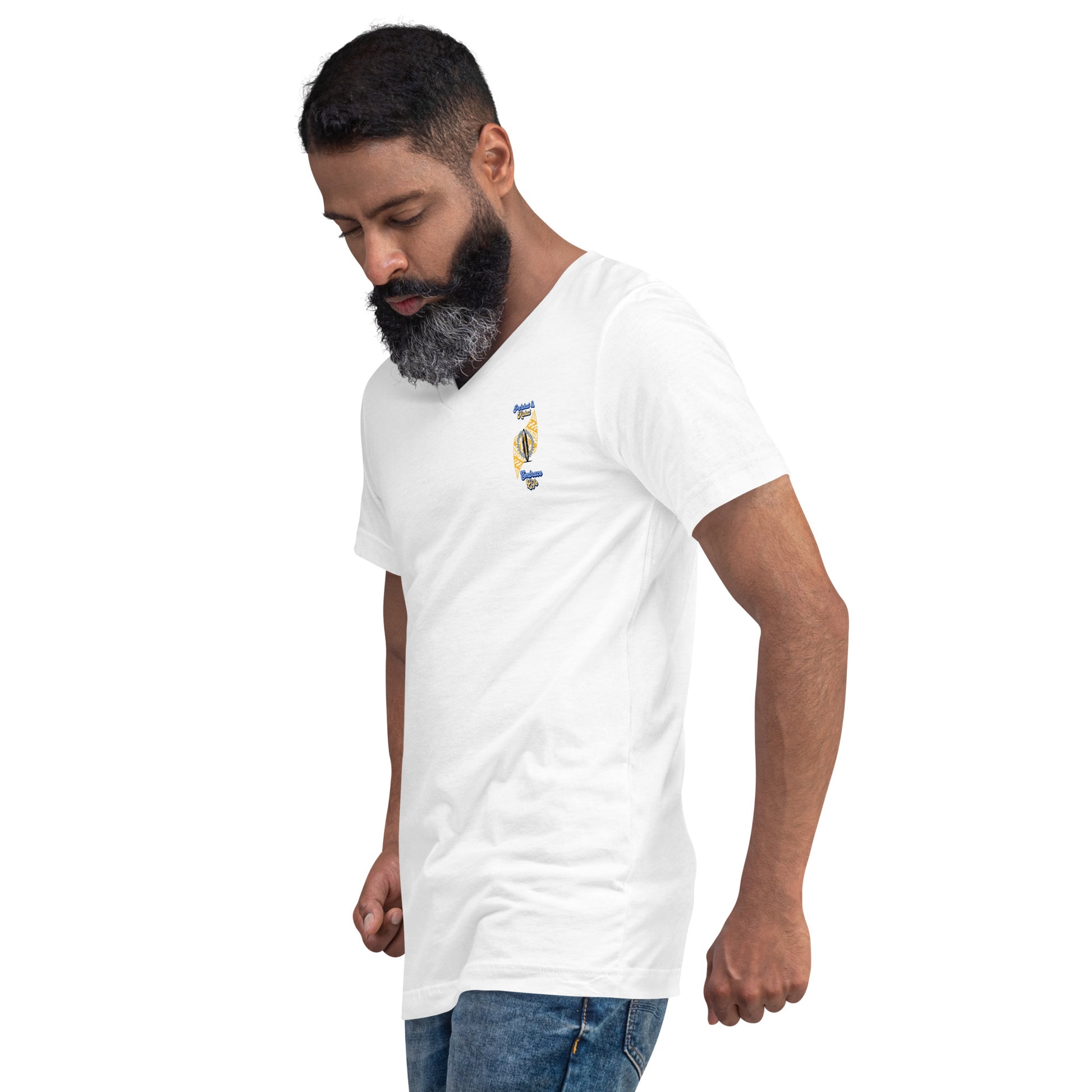 Mahalo V-Neck T-Shirt V-Neck T-shirt Pa'akai & Kukui