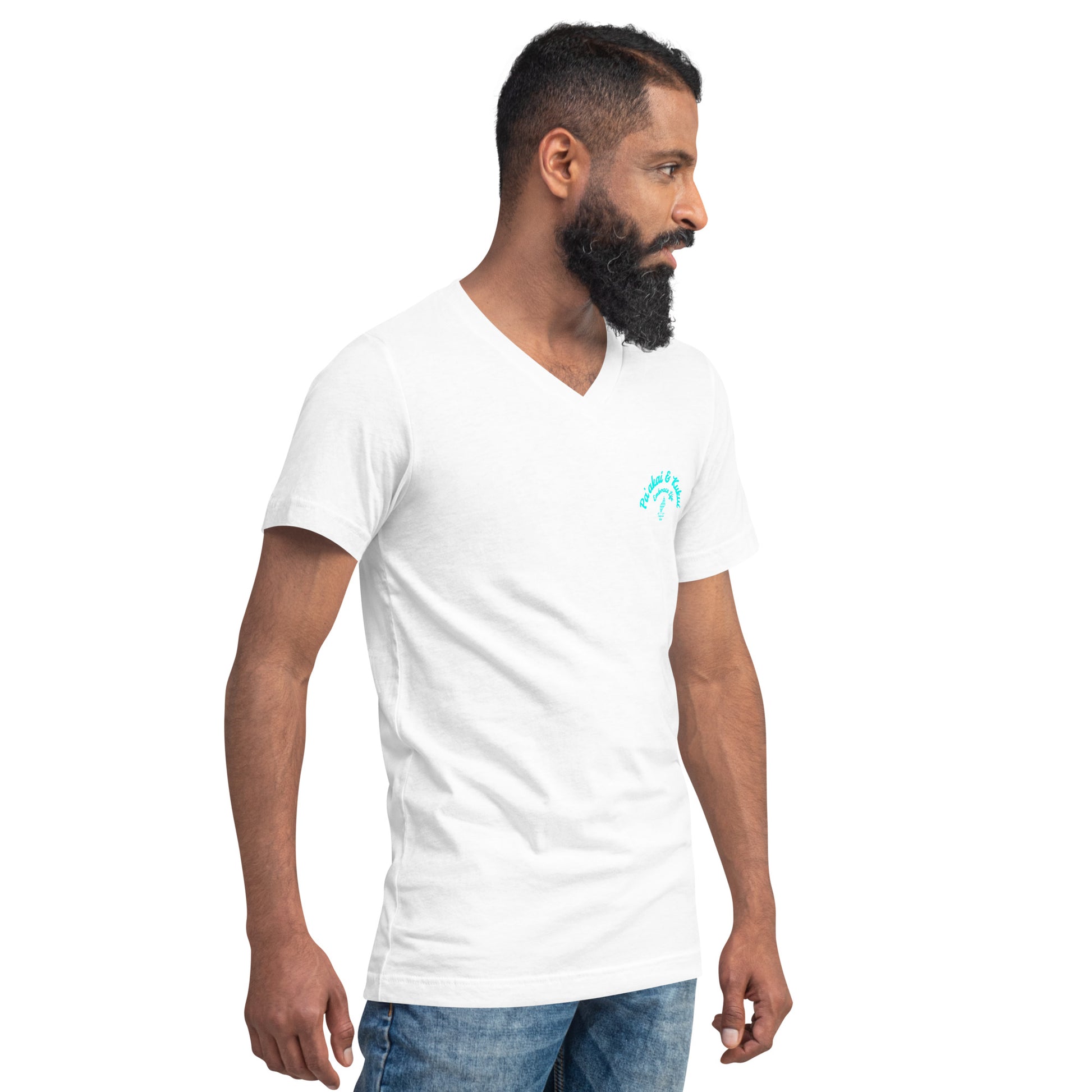 P&K Logo V-Neck T-Shirt V-Neck T-shirt Pa'akai & Kukui