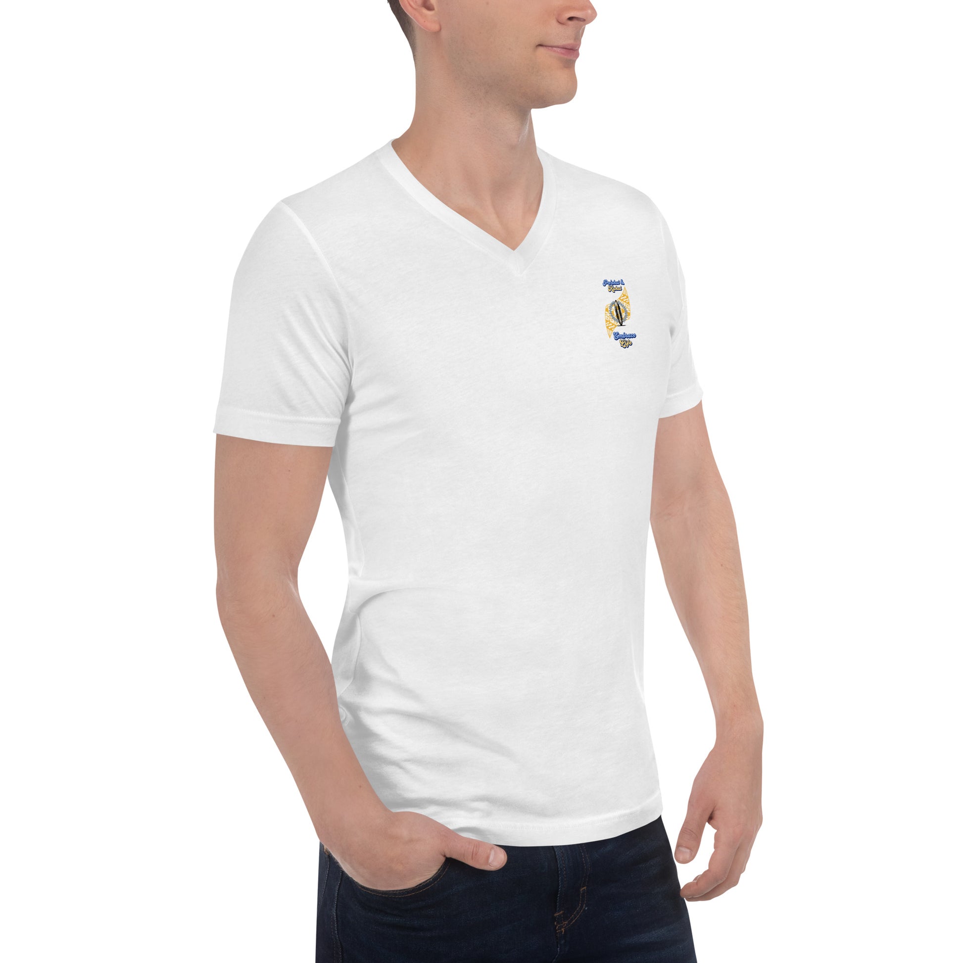 Mahalo V-Neck T-Shirt V-Neck T-shirt Pa'akai & Kukui