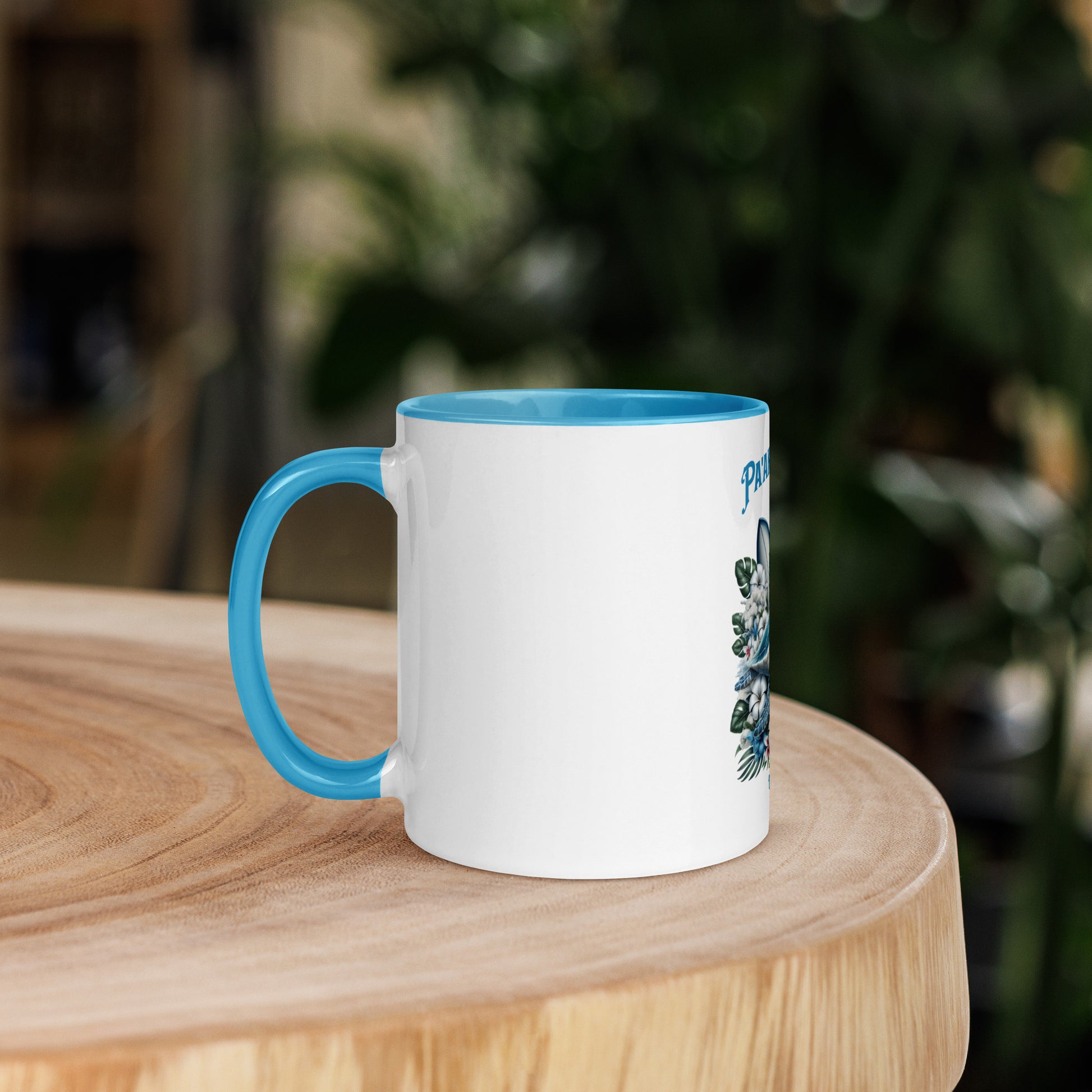 Blue Sea Turtle Mug with Color Inside Mug Pa'akai & Kukui