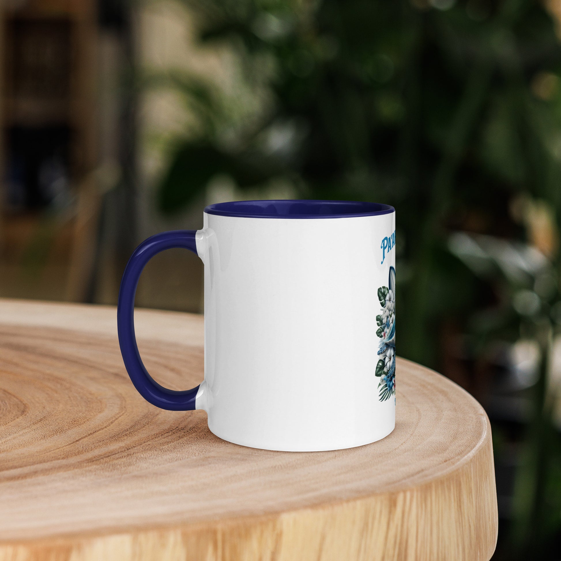 Blue Sea Turtle Mug with Color Inside Mug Pa'akai & Kukui