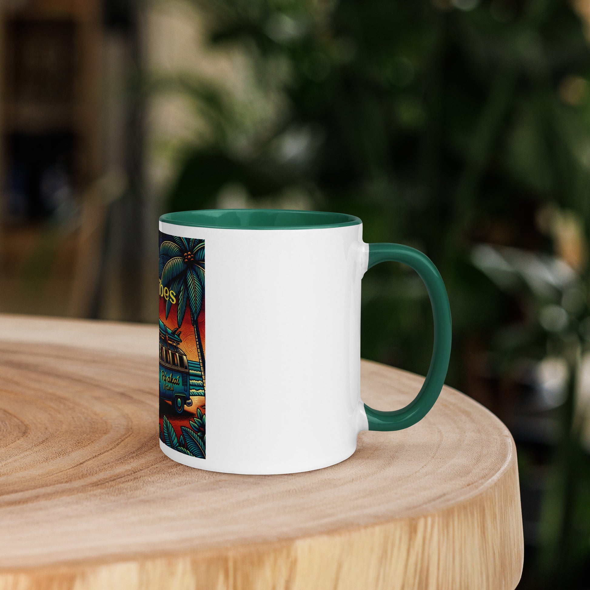 VW Good Vibes Mug with Color Inside Mug Pa'akai & Kukui