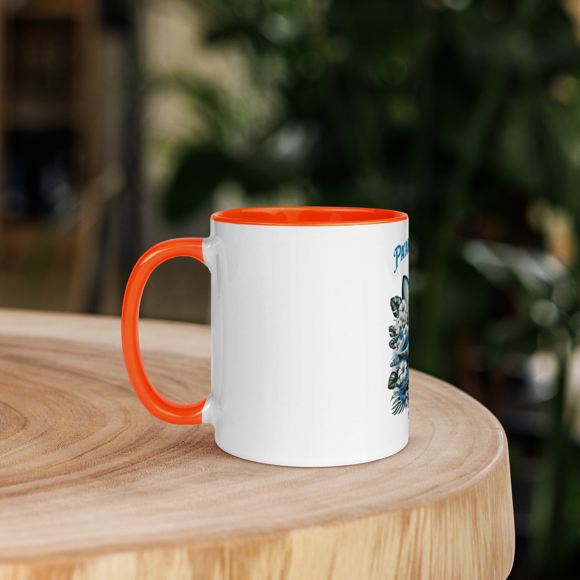 Blue Sea Turtle Mug with Color Inside Mug Pa'akai & Kukui