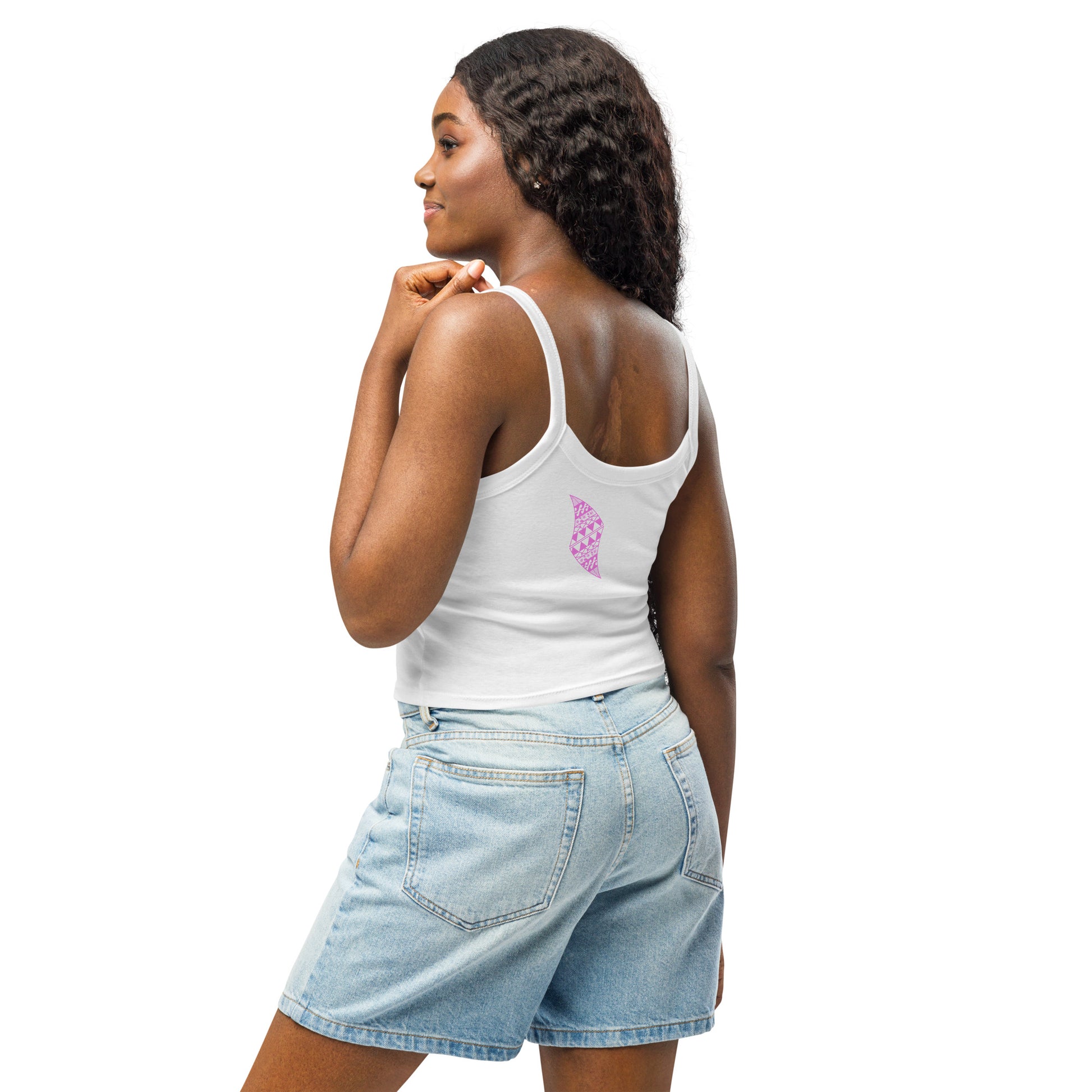 Island Time - Women’s micro-rib tank top Tank Top Pa'akai & Kukui