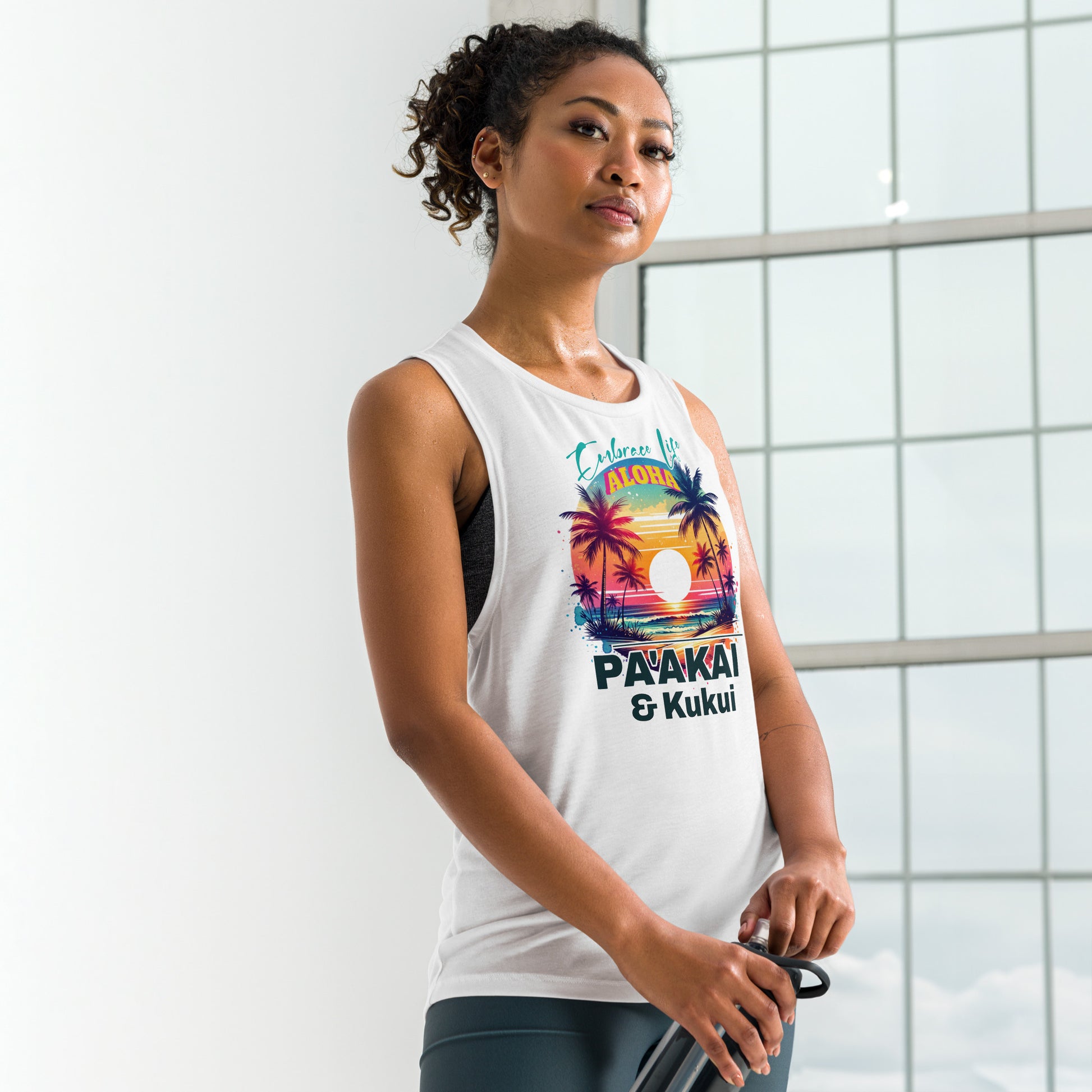 Aloha Style Ladies’ Tank Top Tank Top Pa'akai & Kukui S