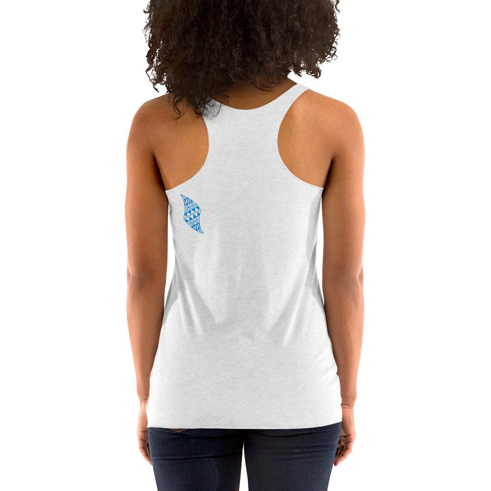 Ku'u aku Women's Racerback Tank Tank Top Pa'akai & Kukui