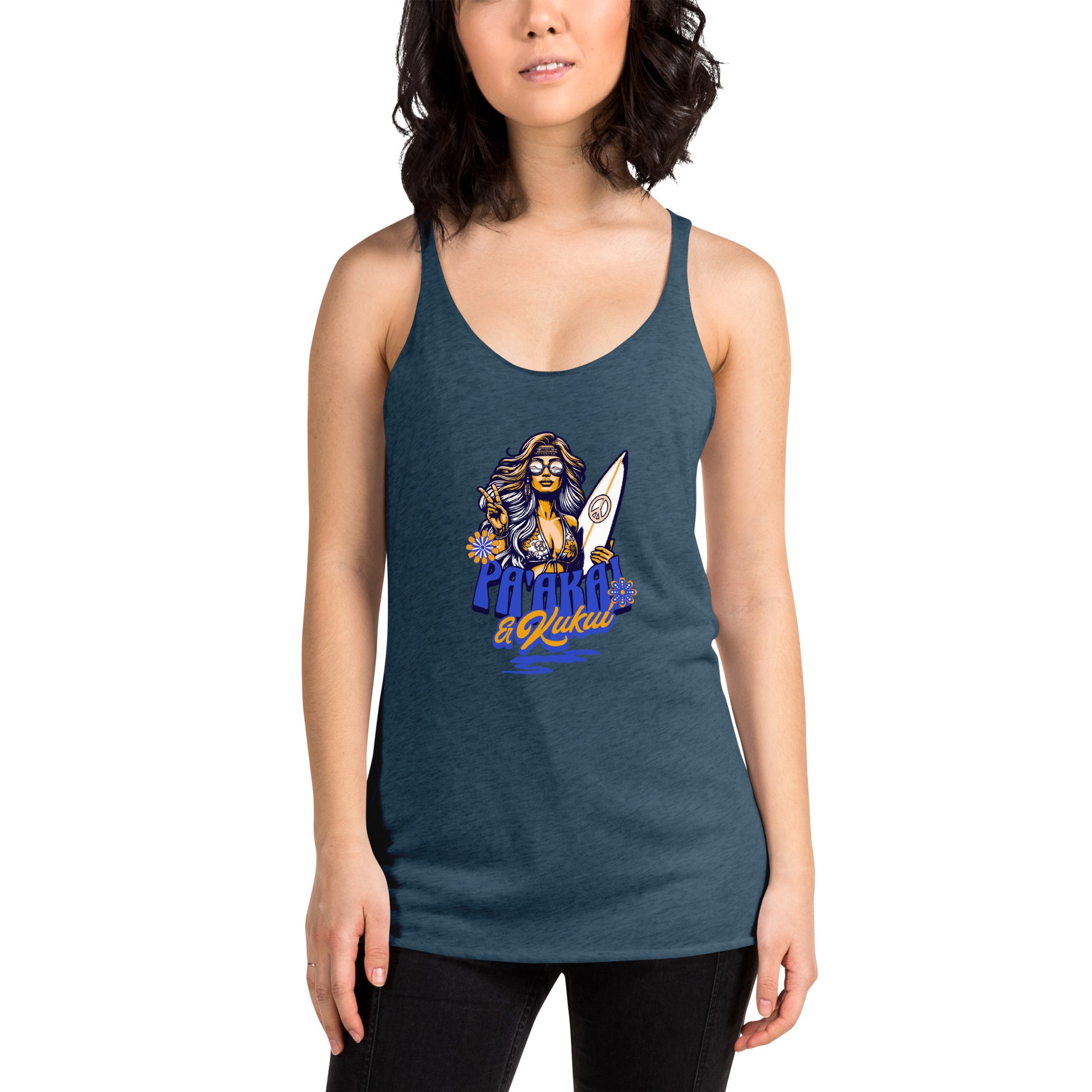 Women's Racerback Hippie Tank Top Tank Top Pa'akai & Kukui