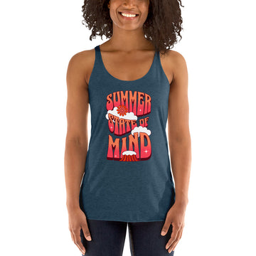 Summer Dream'n Women's Racerback Tank Tank Top Pa'akai & Kukui