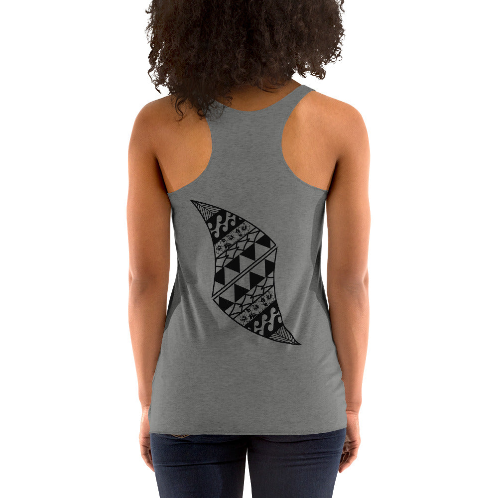 Aloha Vibes - Women's Racerback Tank Tank Top Pa'akai & Kukui