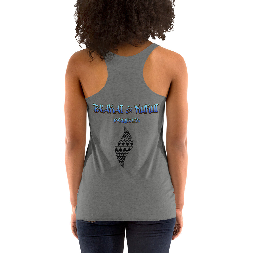 Summer Dream'n Women's Racerback Tank Tank Top Pa'akai & Kukui