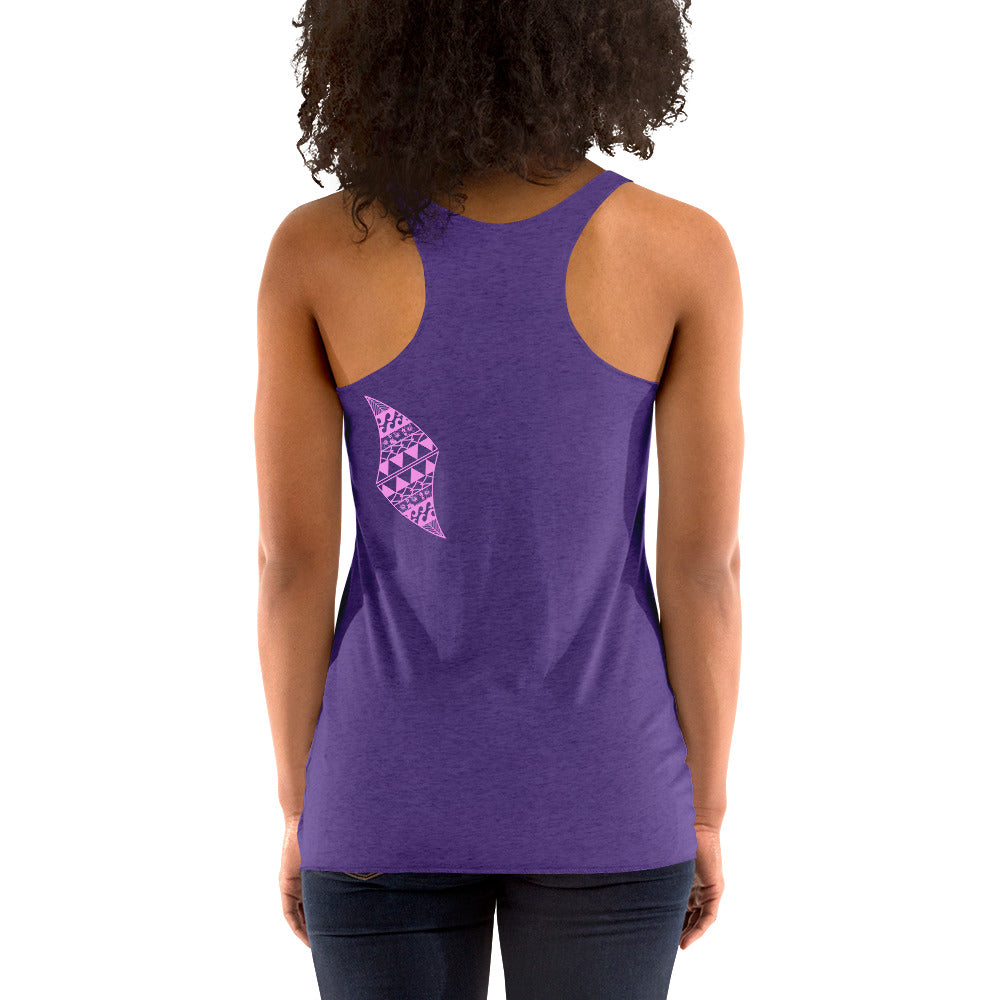 Ho'ōla (To Give Life, To Heal, To Rivive) - Women's Racerback Tank Tank Top Pa'akai & Kukui