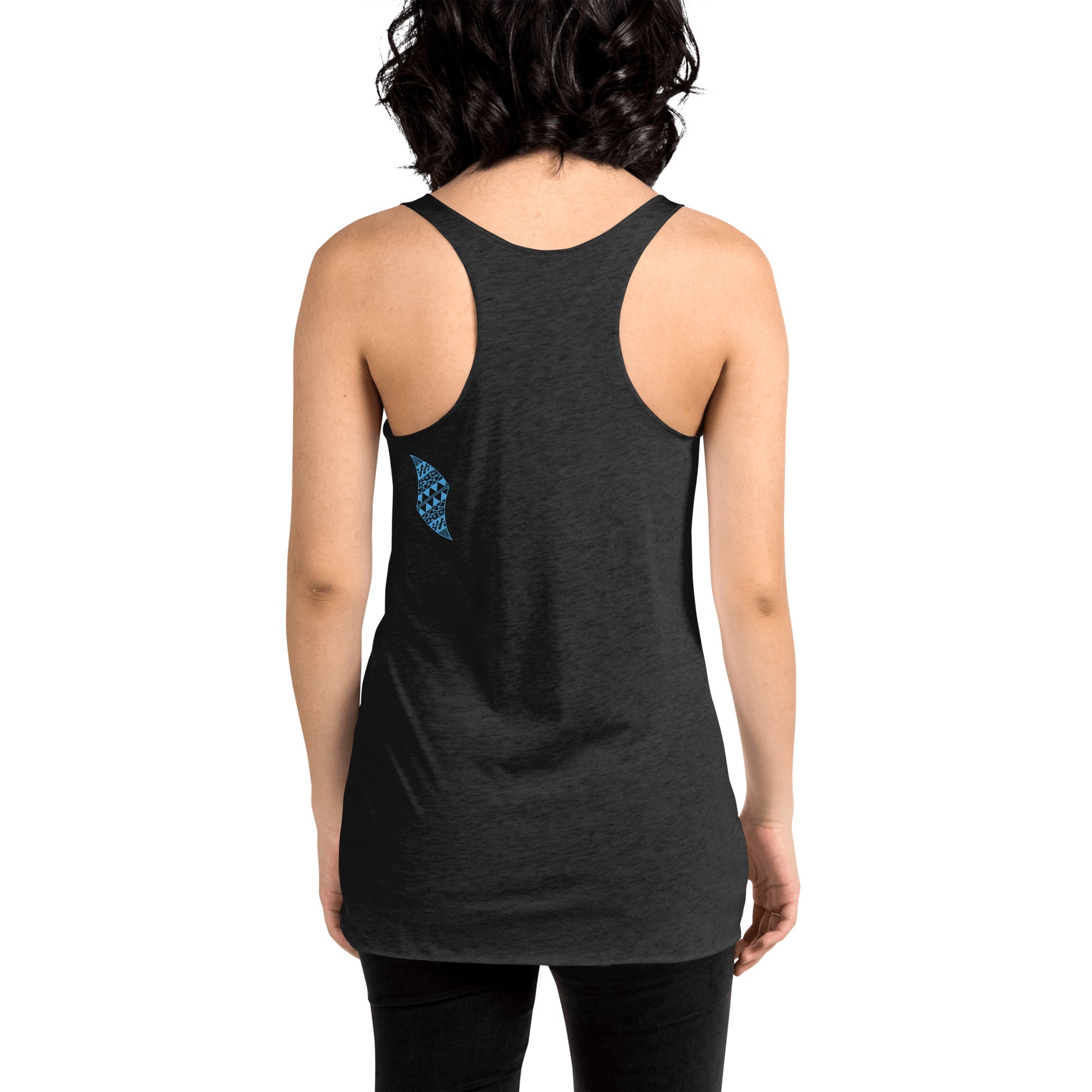 Ku'u aku Women's Racerback Tank Tank Top Pa'akai & Kukui
