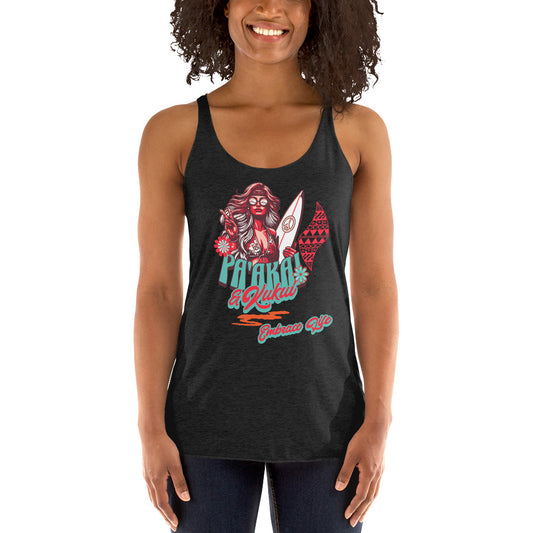 Heʻenalu Chic Racerback Tank-top (Red)