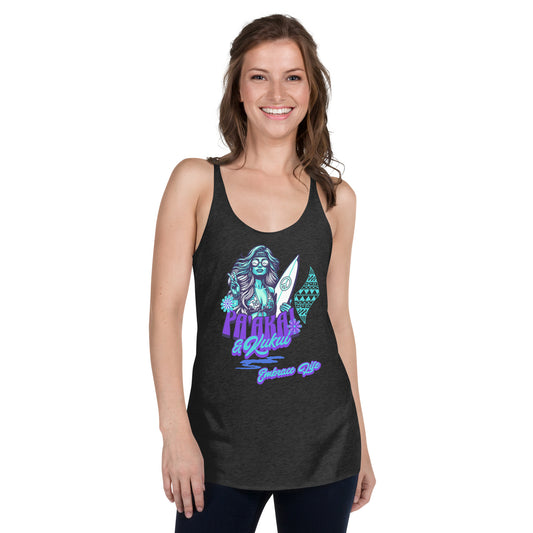 Heʻenalu Chic Racerback Tank-top (Turquoise)