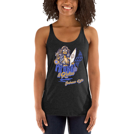 Heʻenalu Chic Racerback Tank-top (Blue)