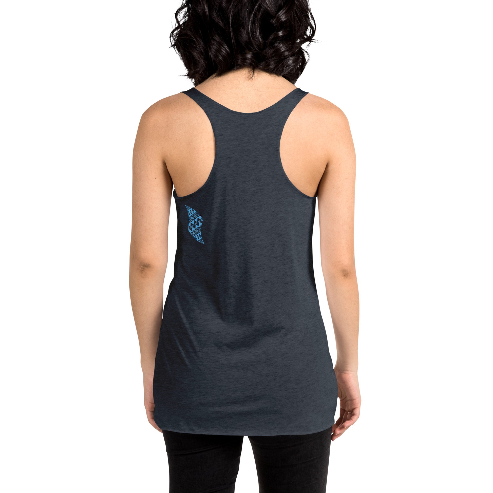 Ku'u aku Women's Racerback Tank Tank Top Pa'akai & Kukui