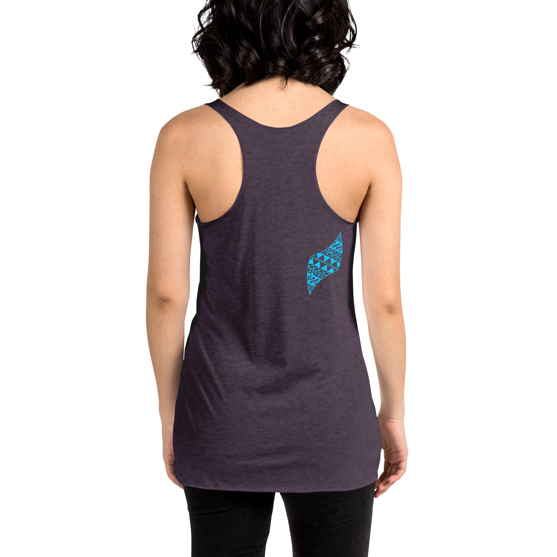 Women's Embrace Life Racerback Tank Tank Top Pa'akai & Kukui