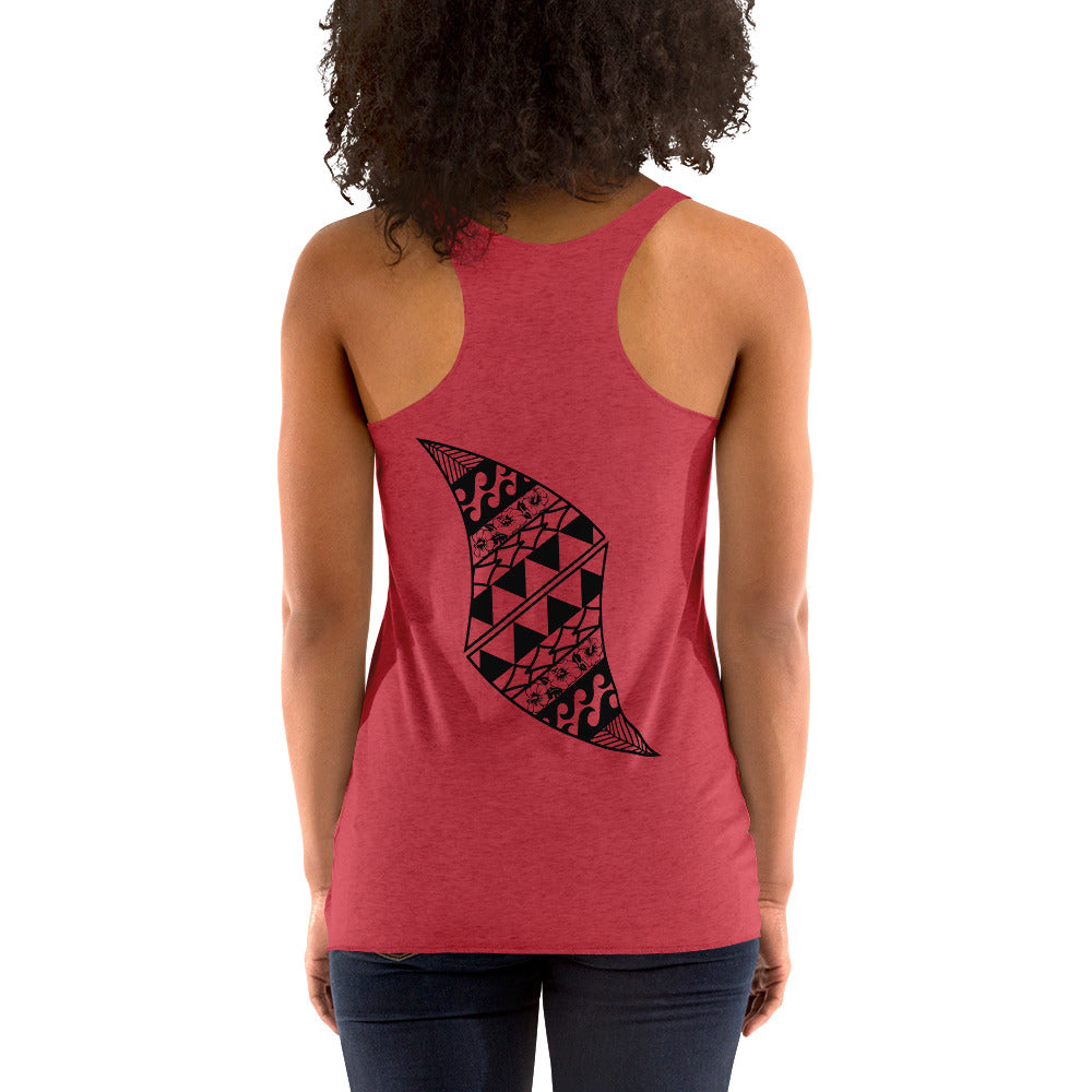 Aloha Vibes - Women's Racerback Tank Tank Top Pa'akai & Kukui