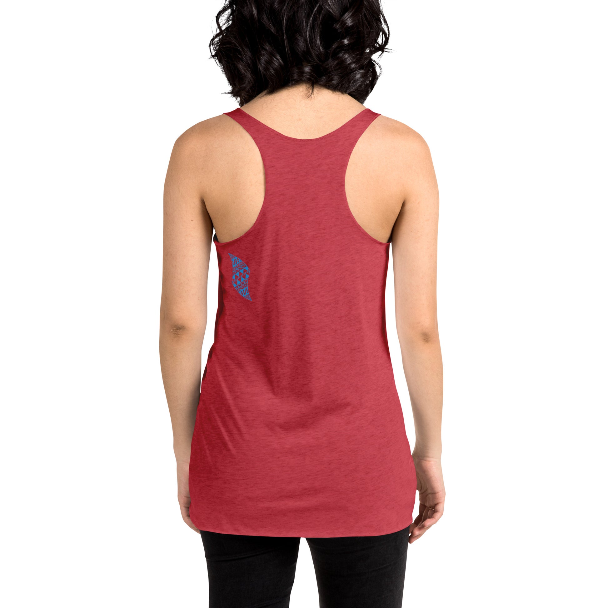 Ku'u aku Women's Racerback Tank Tank Top Pa'akai & Kukui