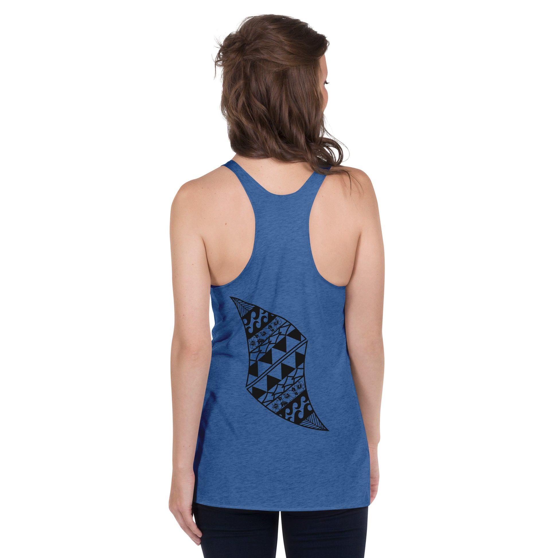 Aloha Vibes - Women's Racerback Tank Tank Top Pa'akai & Kukui
