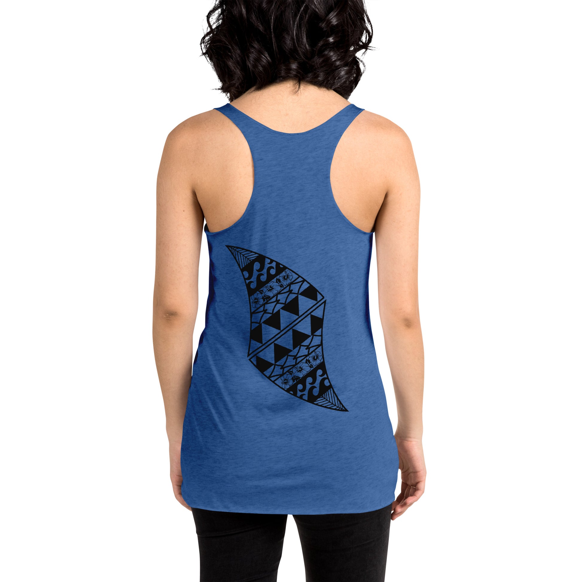 Aloha Vibes - Women's Racerback Tank Tank Top Pa'akai & Kukui
