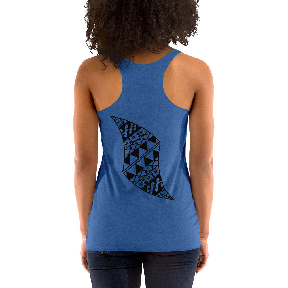 Aloha Vibes - Women's Racerback Tank Tank Top Pa'akai & Kukui