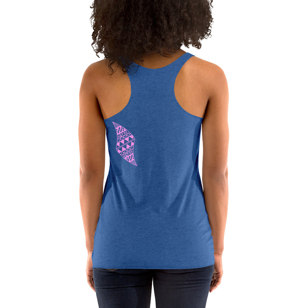 Ho'ōla (To Give Life, To Heal, To Rivive) - Women's Racerback Tank Tank Top Pa'akai & Kukui