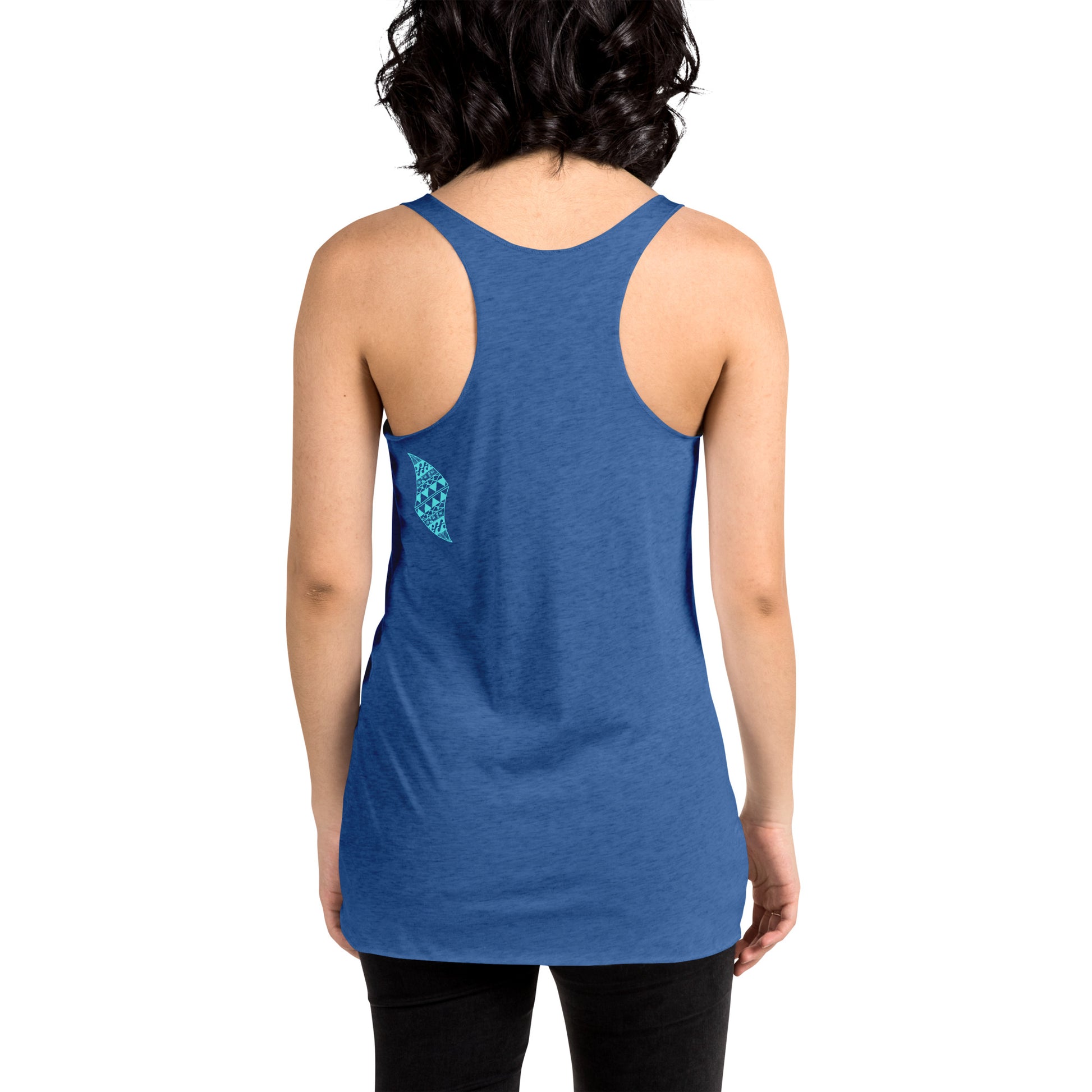 Heʻenalu Chic Racerback Tank-top (Turquoise) Tank Top Pa'akai & Kukui