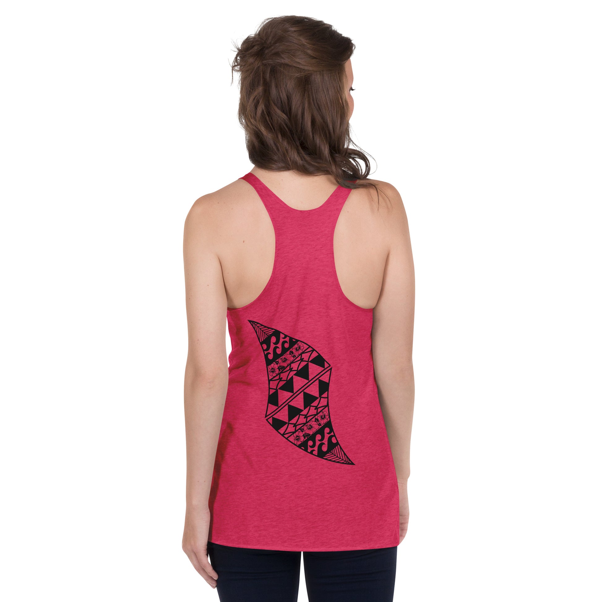 Aloha Vibes - Women's Racerback Tank Tank Top Pa'akai & Kukui