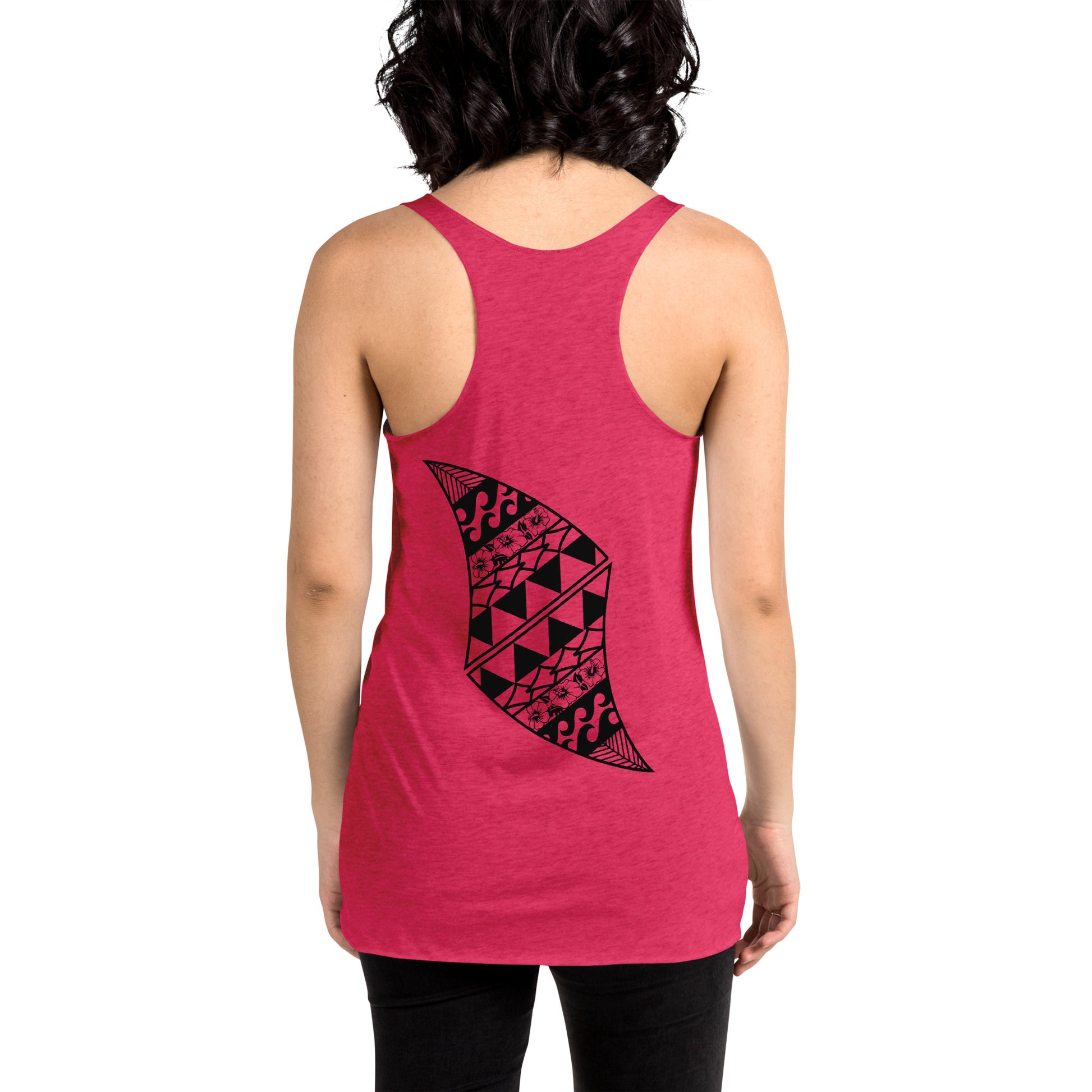 Aloha Vibes - Women's Racerback Tank Tank Top Pa'akai & Kukui