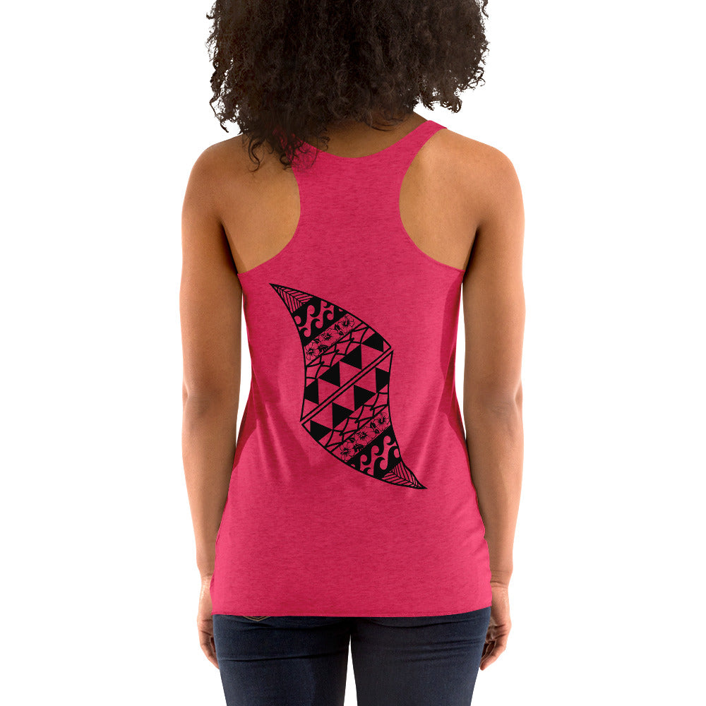 Aloha Vibes - Women's Racerback Tank Tank Top Pa'akai & Kukui