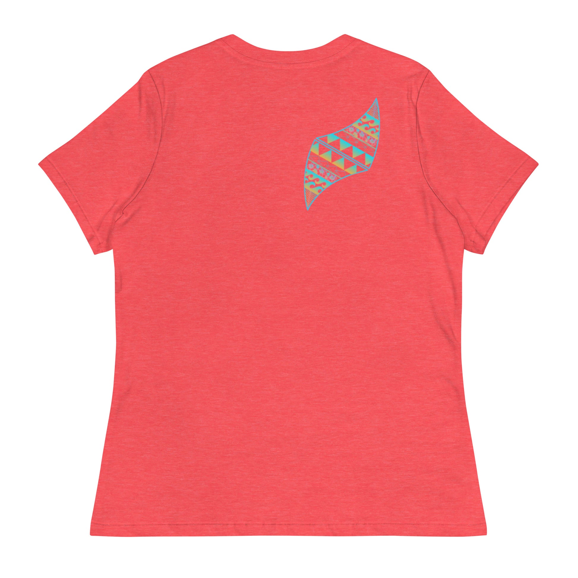 Tribal Naiʻa Women's Hawaiian Relaxed T-Shirt — Polynesian Dolphin Streetwear T-shirt Pa'akai & Kukui