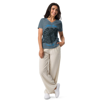 Aloha Spirit Women’s relaxed v-neck t-shirt
