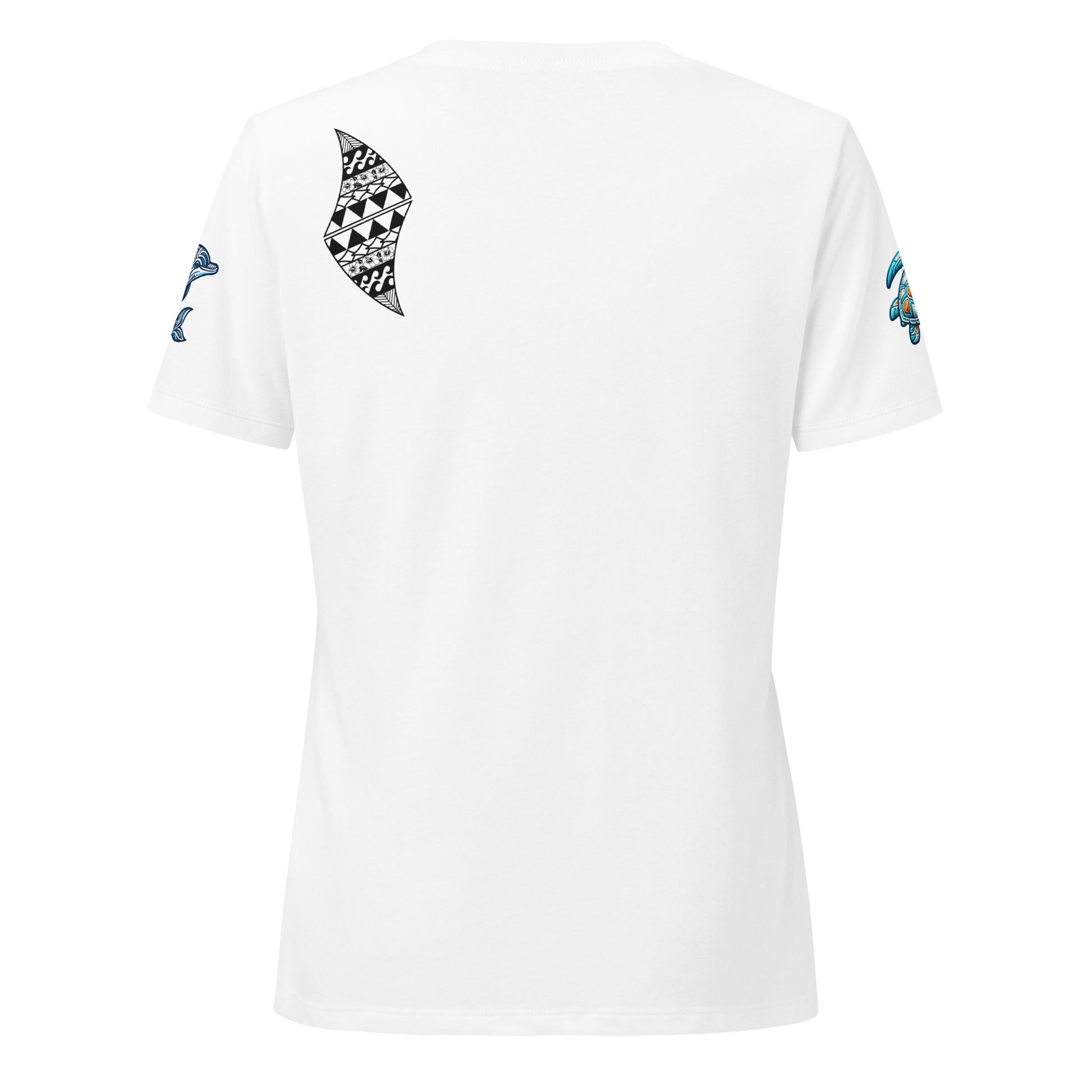 Aloha Vibes - Women’s relaxed v-neck t-shirt V-Neck T-shirt Pa'akai & Kukui