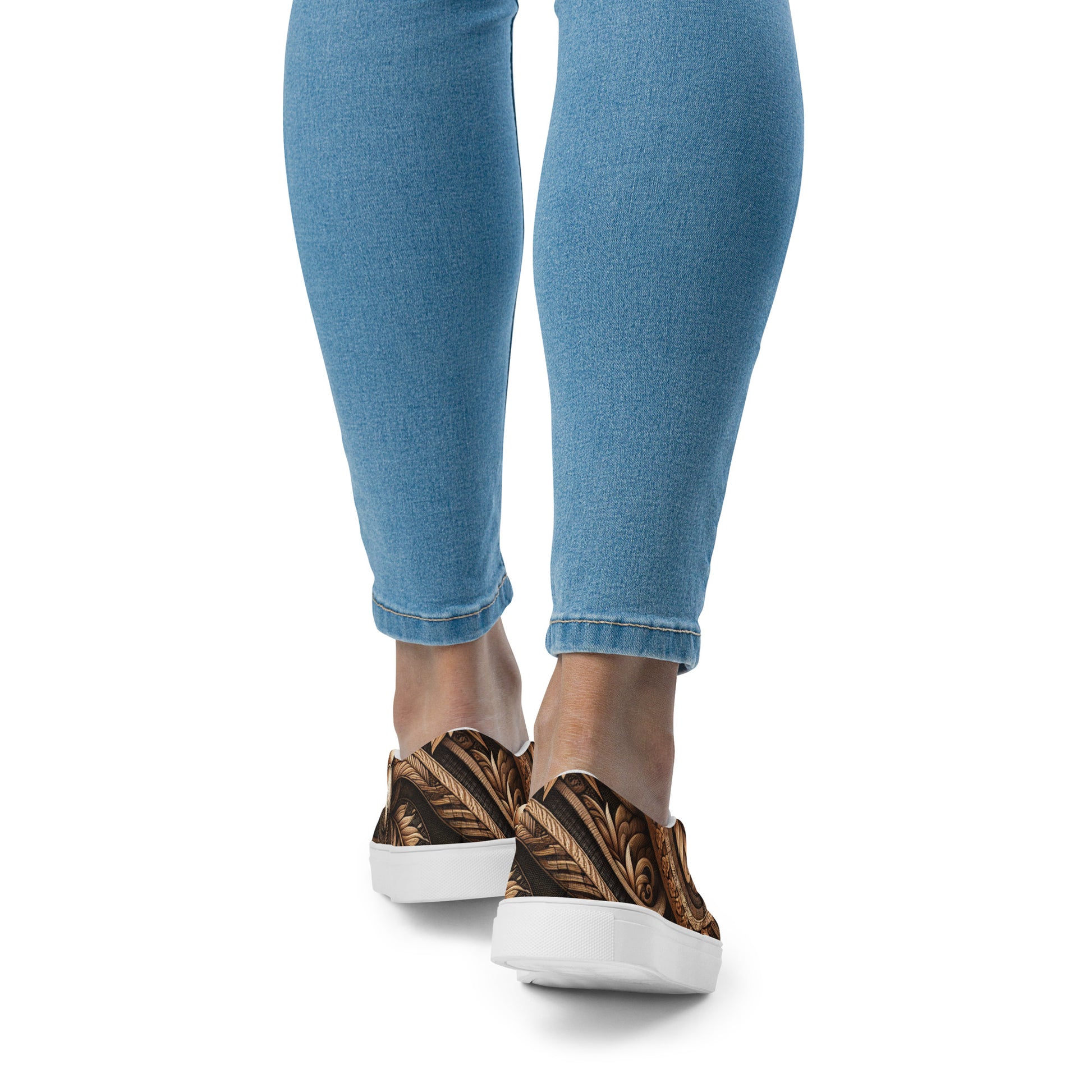 Lū'au 'Ohana Women’s slip-on canvas shoes Women's Slip on canvas shoes Pa'akai & Kukui