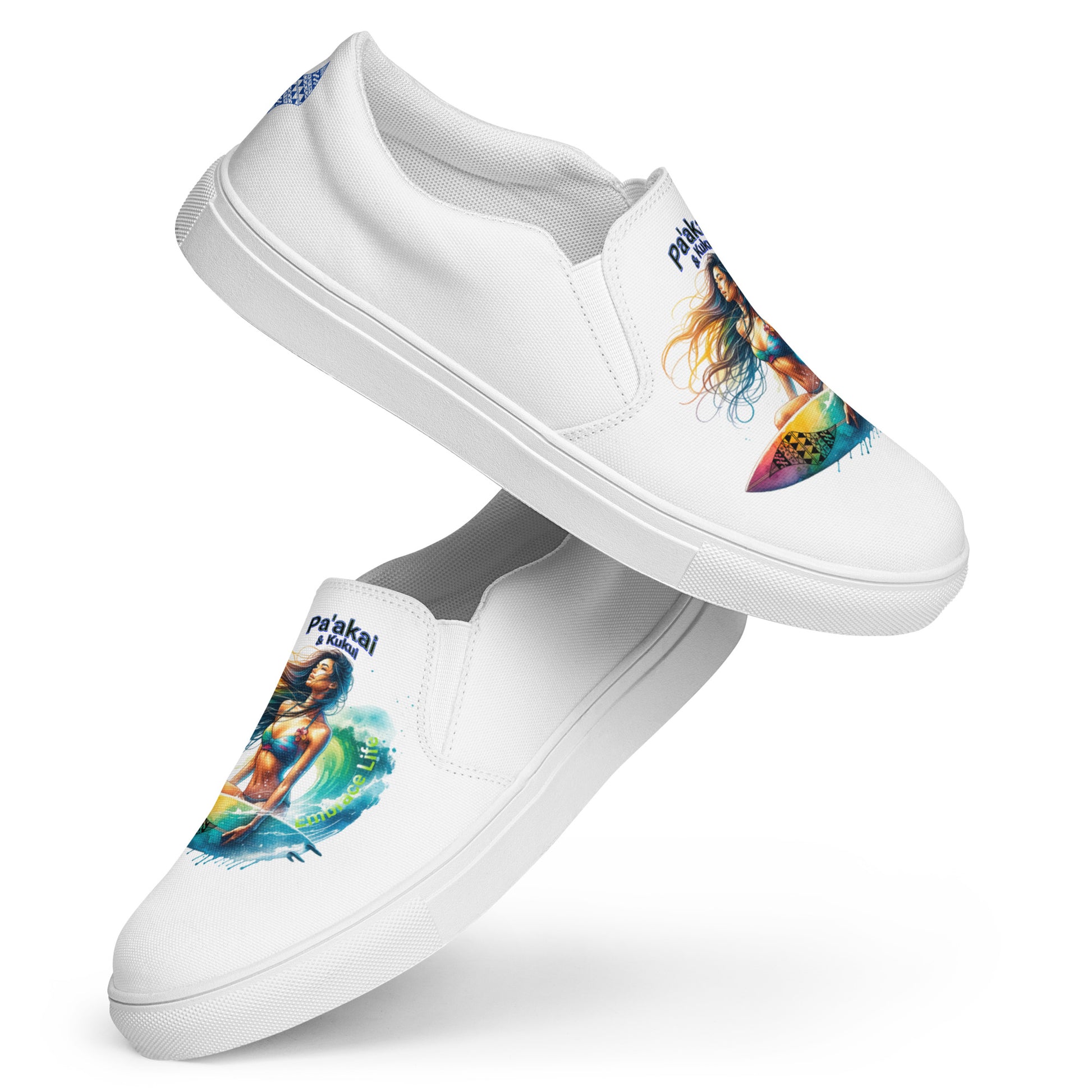Embrace Life Women’s slip-on canvas shoes Women's Slip on canvas shoes Pa'akai & Kukui