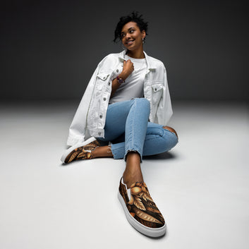Lū'au 'Ohana Women’s slip-on canvas shoes