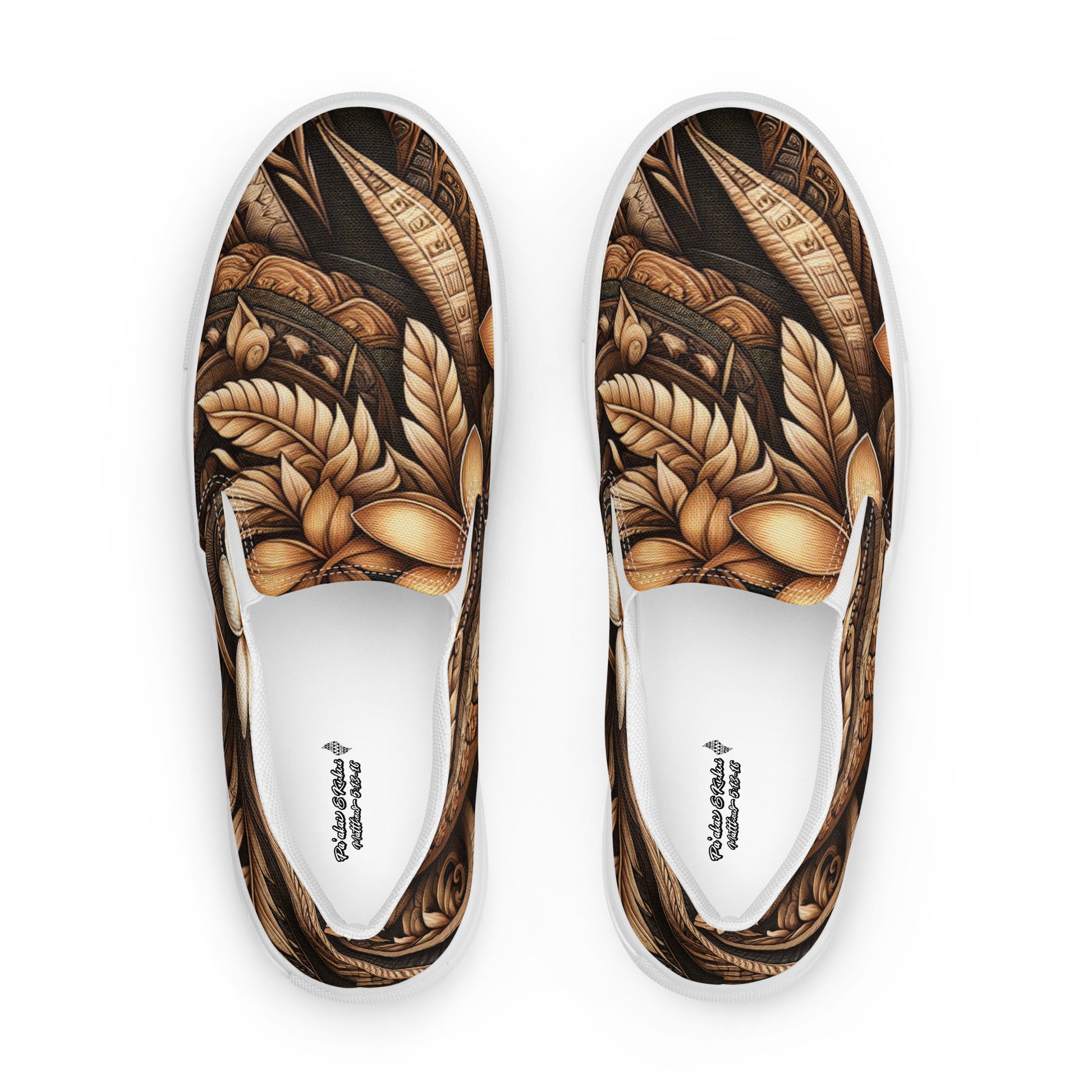 Lū'au 'Ohana Women’s slip-on canvas shoes Women's Slip on canvas shoes Pa'akai & Kukui
