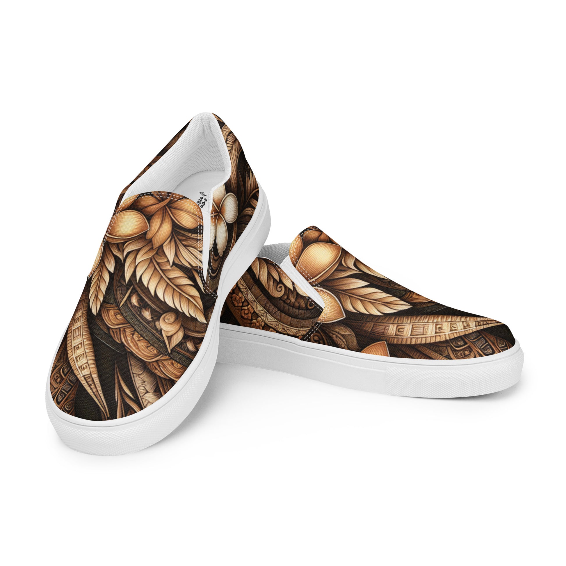 Lū'au 'Ohana Women’s slip-on canvas shoes Women's Slip on canvas shoes Pa'akai & Kukui