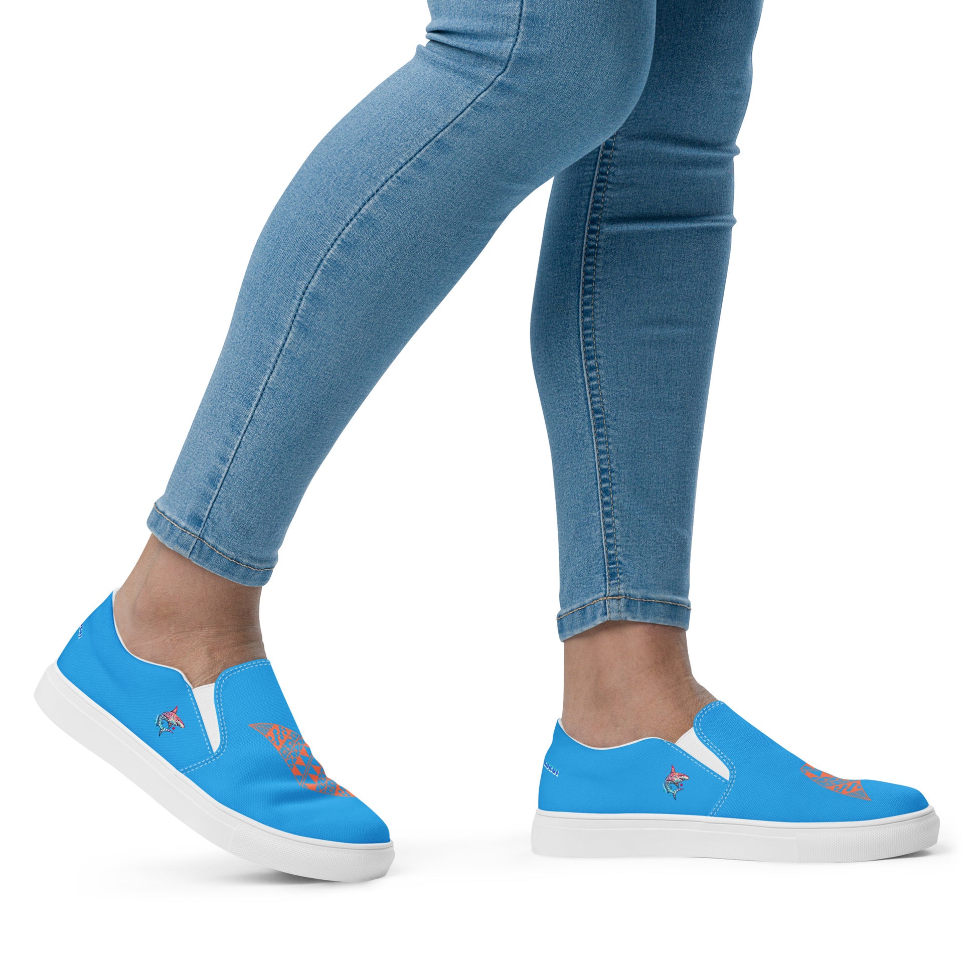 Pa'akai & Kukui Logo - Women’s slip-on canvas shoes Women's Slip on canvas shoes Pa'akai & Kukui