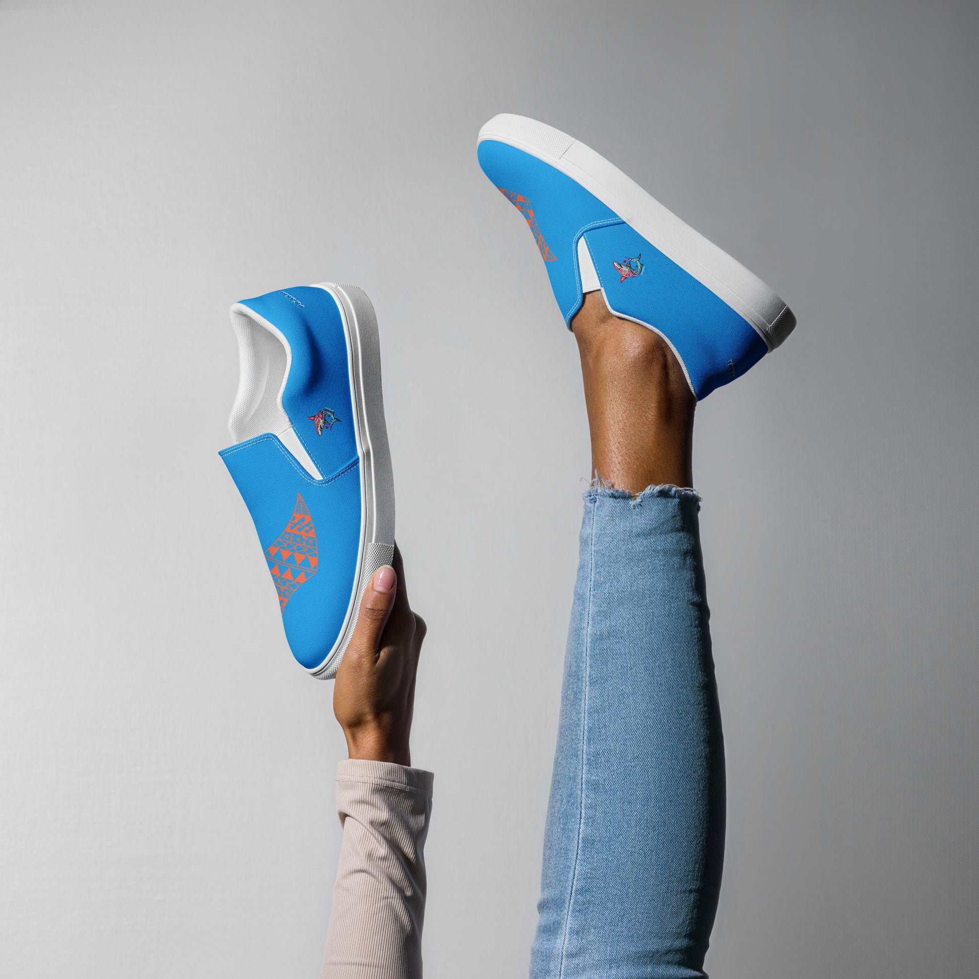 Pa'akai & Kukui Logo - Women’s slip-on canvas shoes Women's Slip on canvas shoes Pa'akai & Kukui