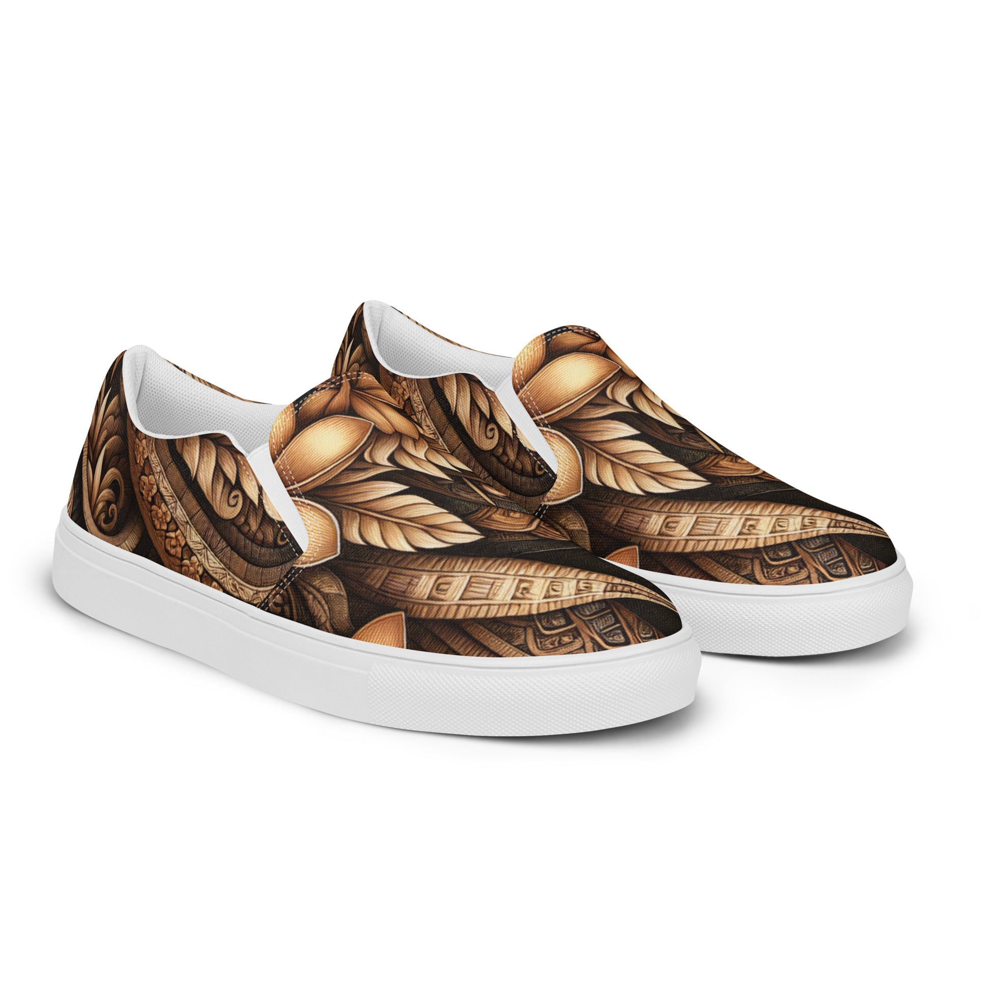 Lū'au 'Ohana Women’s slip-on canvas shoes Women's Slip on canvas shoes Pa'akai & Kukui