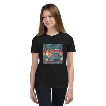 VW Good Vibes Youth Short Sleeve T-Shirt Youth T-shirt Pa'akai & Kukui Black S