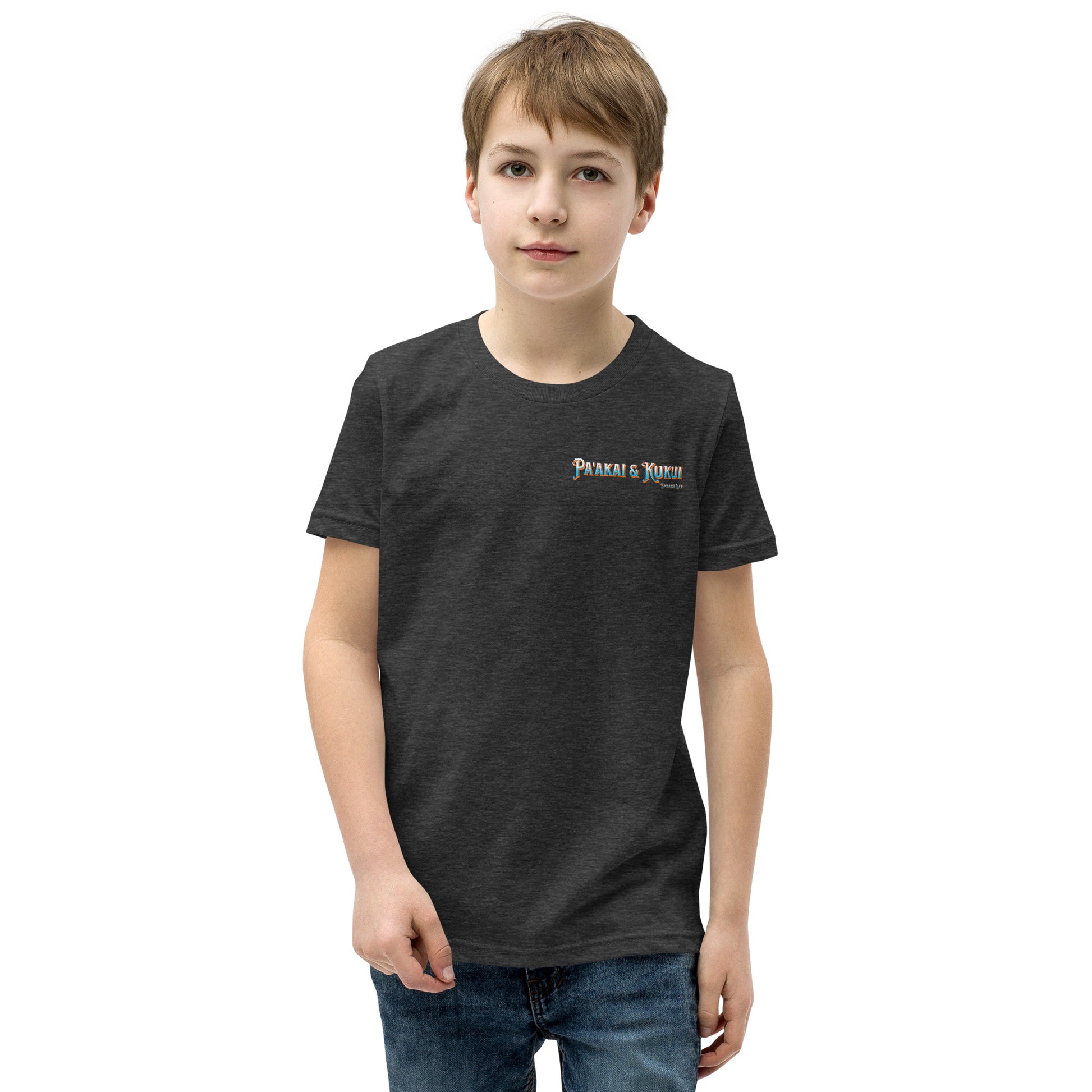 Tribal Sea Turtle - Youth Short Sleeve T-Shirt T-shirt Pa'akai & Kukui