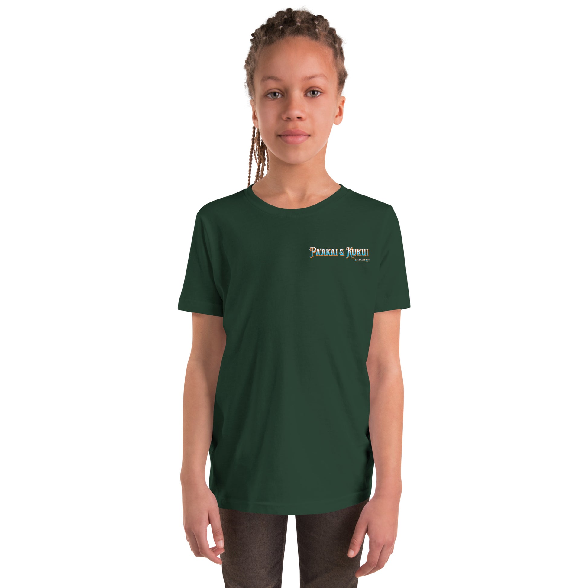 Tribal Sea Turtle - Youth Short Sleeve T-Shirt T-shirt Pa'akai & Kukui