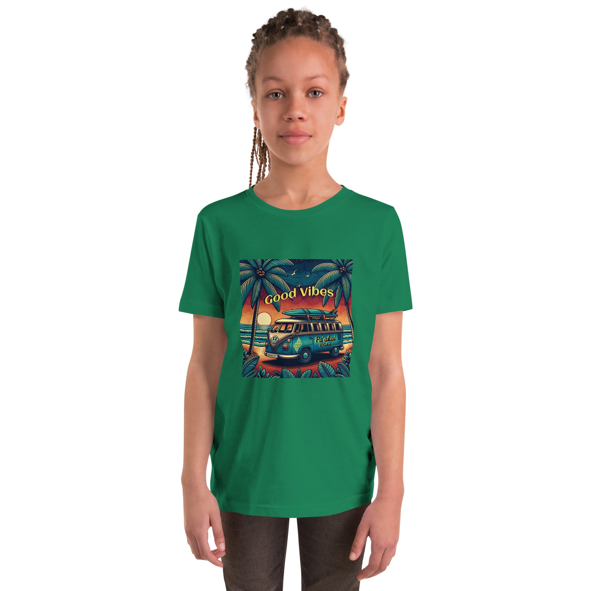 VW Good Vibes Youth Short Sleeve T-Shirt Youth T-shirt Pa'akai & Kukui
